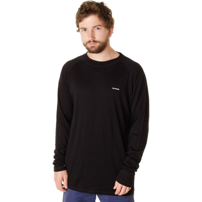 Фуфайка-термобелье DAKINE MENS TOP OUT WOOL CREW BLACK Размер XL