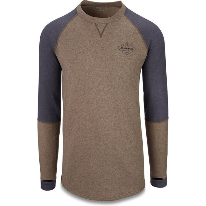 Фуфайка (термобелье) DAKINE UNION MID WEIGHT CREW TARMAC / BLACK HEATHER Размер M