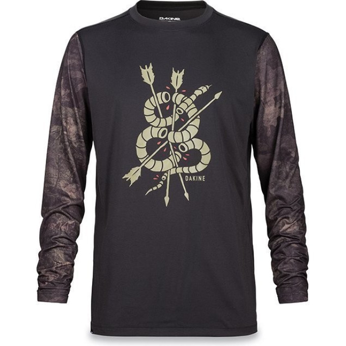 Фуфайка (термобелье) LW DAKINE GRANT CREW BLACK/PEAT CAMO Размер L