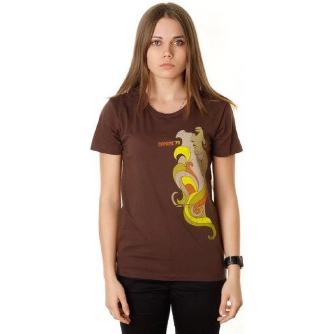 Футболка DAKINE HAIRDO S/S GIRLS BROWN Размер M