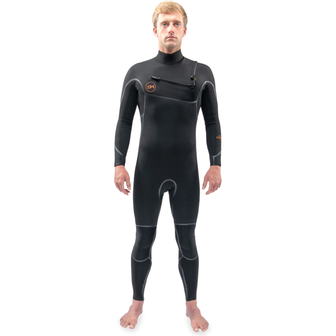 Гидрокостюм DAKINE MEN'S CYCLONE CHEST ZIP FULL SUIT 3/2mm Black, размер M