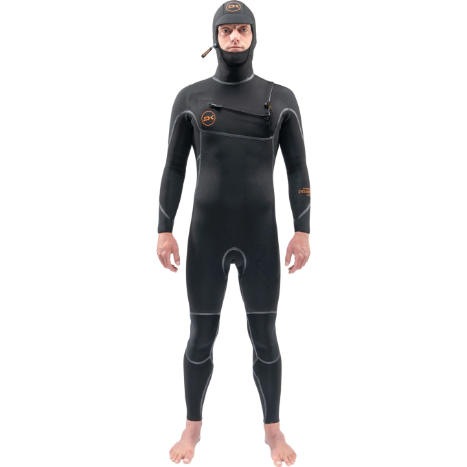 Гидрокостюм DAKINE MEN'S CYCLONE CHEST ZIP HOODED 5/4mm Black, размер M