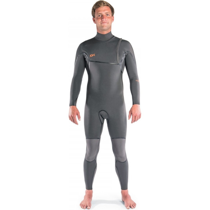 Гидрокостюм DAKINE MENS CYCLONE Z/F FULL SUIT 3/2 Graphite/Orange, размер L