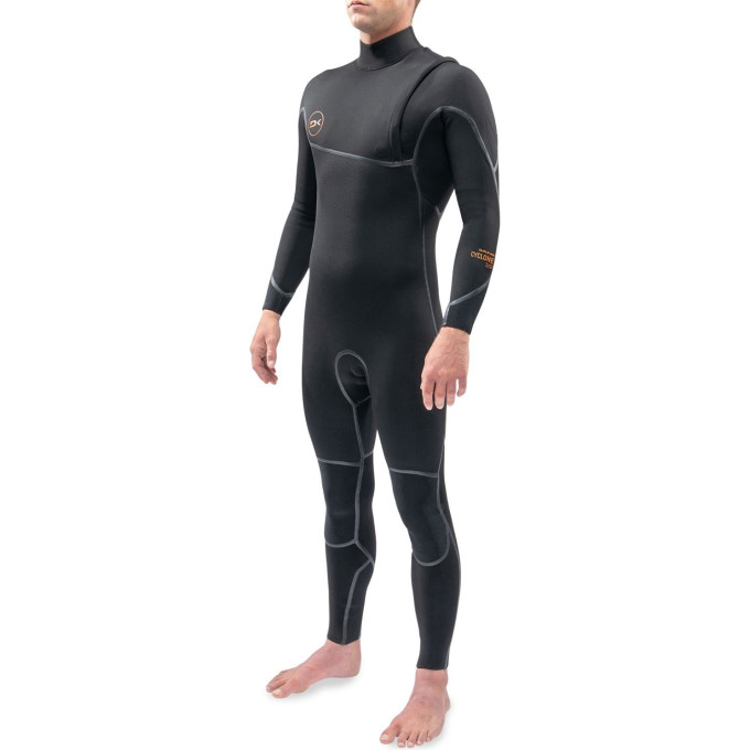 Гидрокостюм DAKINE MEN'S CYCLONE ZIP FREE FULL SUIT 3/2mm Black Размер L