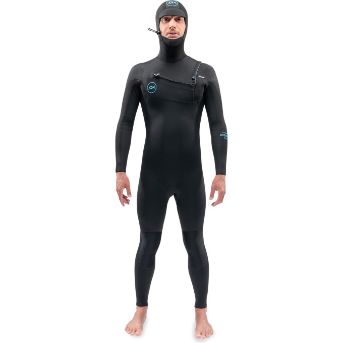 Гидрокостюм DAKINE MEN'S MISSION CHEST ZIP HOODED 4/3mm Black Размер XL