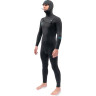 Гидрокостюм DAKINE MEN'S MISSION CHEST ZIP HOODED 4/3mm Black Размер XXL