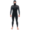 Гидрокостюм DAKINE MEN'S QUANTUM CHEST ZIP HOODED 5/4/3mm Black/Grey, размер S