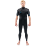 Гидрокостюм DAKINE MEN'S QUANTUM CHEST ZIP SHORT SLEEVED FULL SUIT 2/2mm Black/Grey, размер S