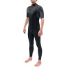 Гидрокостюм DAKINE MEN'S QUANTUM CHEST ZIP SHORT SLEEVED FULL SUIT 3/2mm Black/Grey Размер L