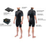 Гидрокостюм DAKINE MEN'S QUANTUM CHEST ZIP SHORTY 3/2mm Black/Grey Размер M