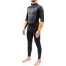 Гидрокостюм DAKINE MEN'S RTS BACK ZIP FULL SUIT 3/2mm Black/Orange Размер L