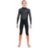 Гидрокостюм детский DAKINE KID'S QUANTUM BACK ZIP FULL SUIT 3/2mm F/L Black/Orange, размер 9