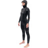 Гидрокостюм женский DAKINE WOMEN'S CYCLONE ZIP FREE HOODED 5/4mm Black Размер 10