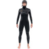 Гидрокостюм женский DAKINE WOMEN'S CYCLONE ZIP FREE HOODED 5/4mm Black Размер 10