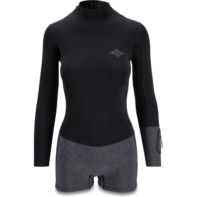 Гидрокостюм женский DAKINE WOMEN'S MISSION 1MM SPRINGSUIT BLACK Размер M