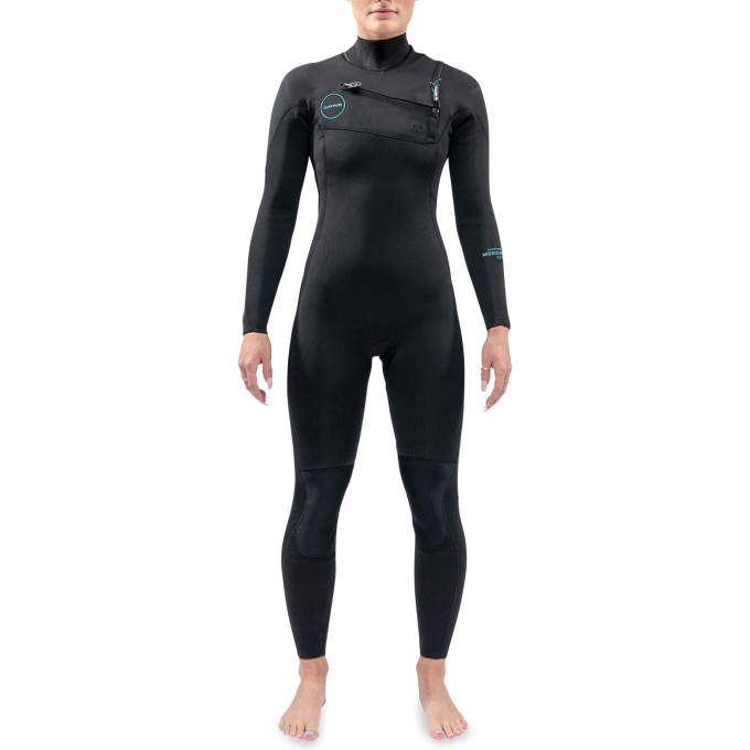 Гидрокостюм женский DAKINE WOMEN'S MISSION CHEST ZIP FULL SUIT 4/3mm Black Размер 12