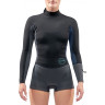 Гидрокостюм женский DAKINE WOMEN'S MISSION SHORT SLEEVED FULL SUIT 2/2mm Black/Blue Размер 14