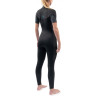 Гидрокостюм женский DAKINE WOMEN'S QUANTUM CHEST ZIP SHORT SLEEVED FULL SUIT 3/2mm Black/Gre Размер 14