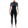 Гидрокостюм женский DAKINE WOMEN'S QUANTUM CHEST ZIP SHORT SLEEVED FULL SUIT 3/2mm Black/Gre Размер 14