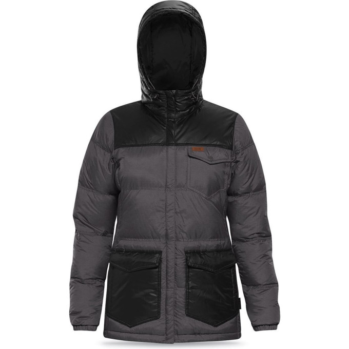 Куртка-подкладка пуховая женская DAKINE WOMENS LOLO DOWN JACKET SHADOW/BLACK Размер L