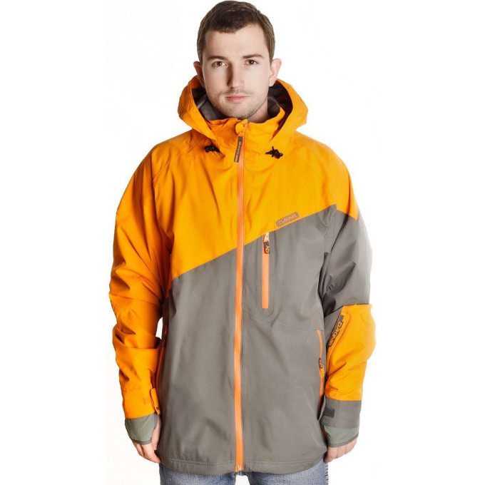 Куртка сноубордическая DAKINE 15К MENS ZONE JACKET ORANGE / GUNMETAL Размер XL