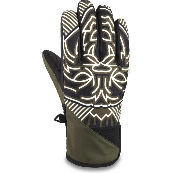 Перчатки DAKINE CROSSFIRE GLOVE DARK OLIVE WILDCAT Размер XL