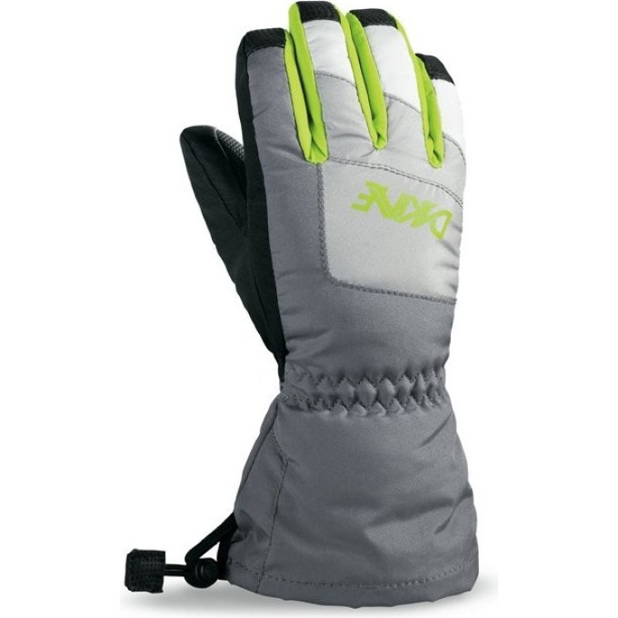 Перчатки детские DAKINE YUKON JR GLOVE GREY.Размер: K/M