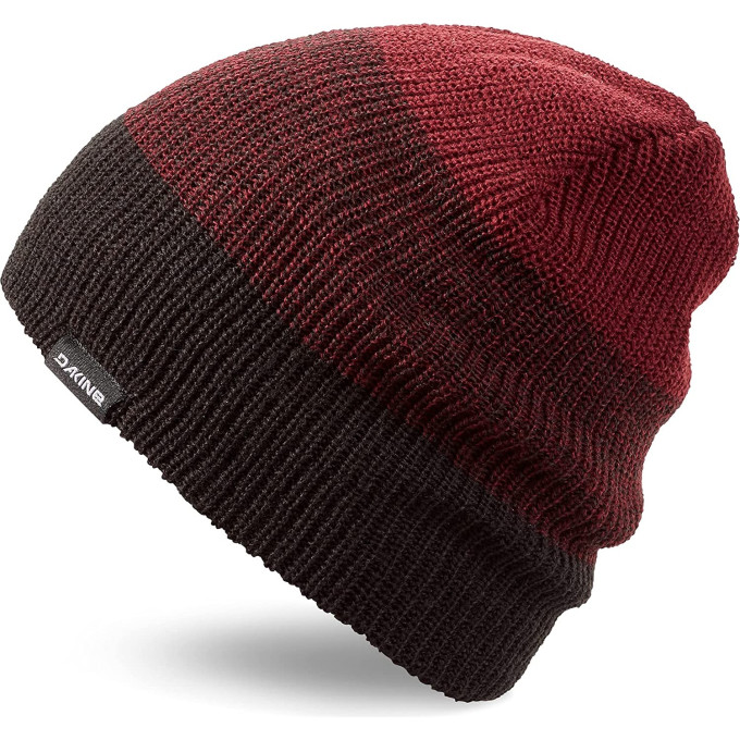 Шапка DAKINE LESTER BEANIE PORT RED/BLACK MIX