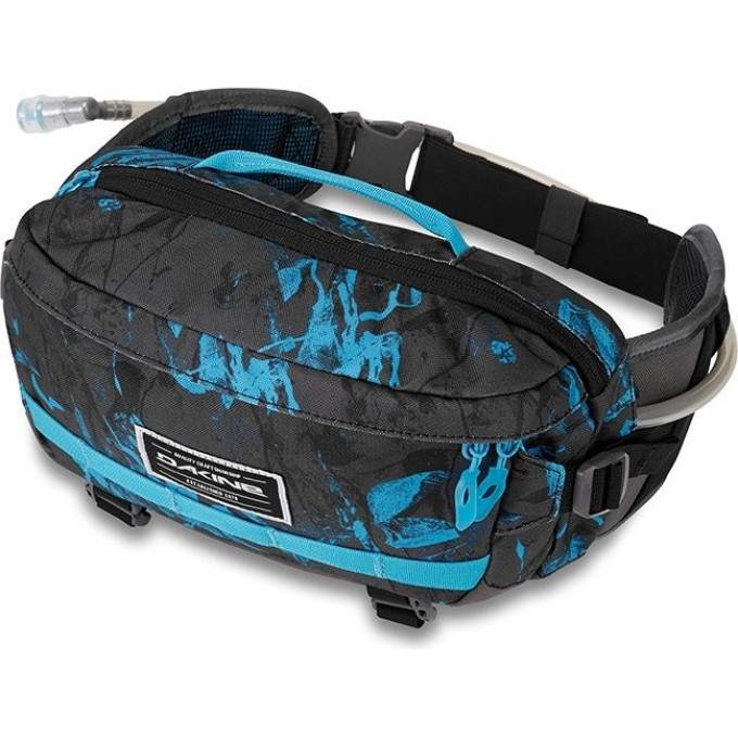 Сумка поясная с резервуаром DAKINE HOT LAPS 5L CYAN SCRIBBLE