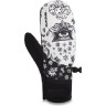 Варежки женские DAKINE ELECTRA MITT WHITE/BLACK Размер M